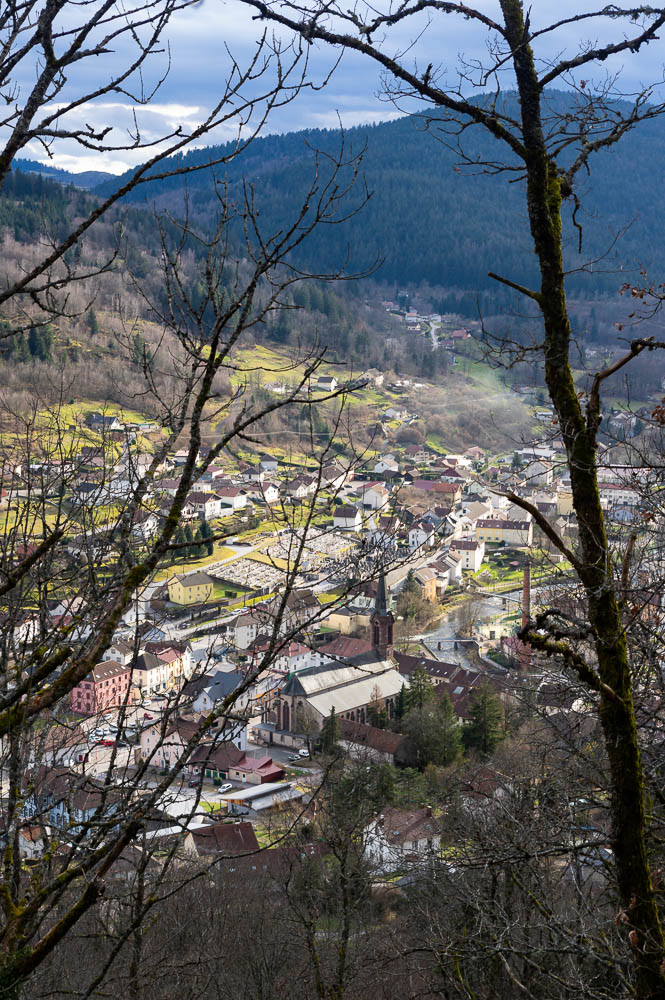 Randonnée dans le village de Cornimont dans les Hautes-Vosges