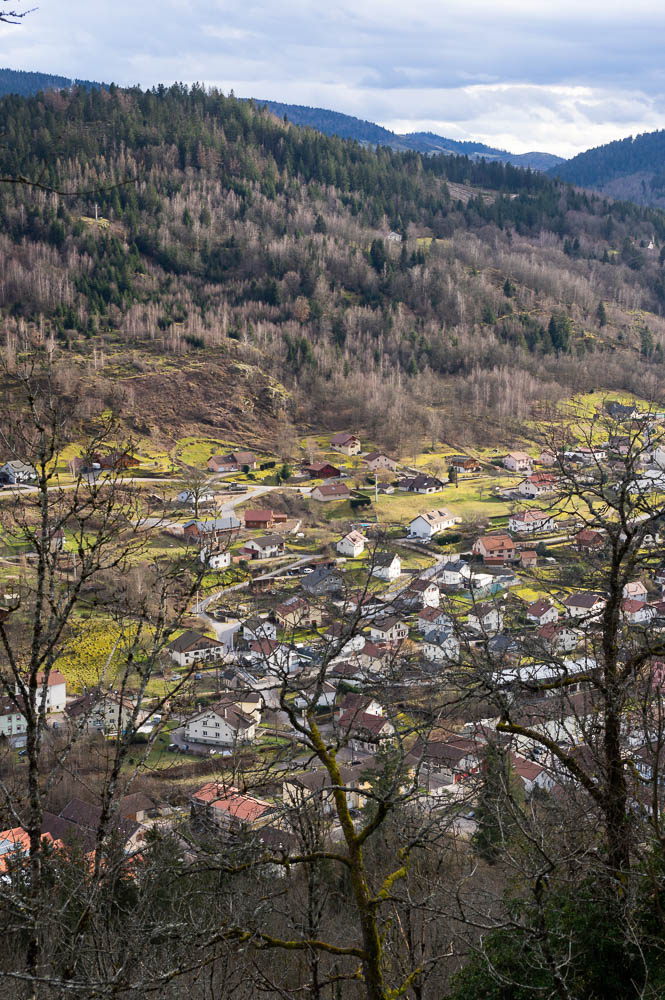 Randonnée dans le village de Cornimont dans les Hautes-Vosges