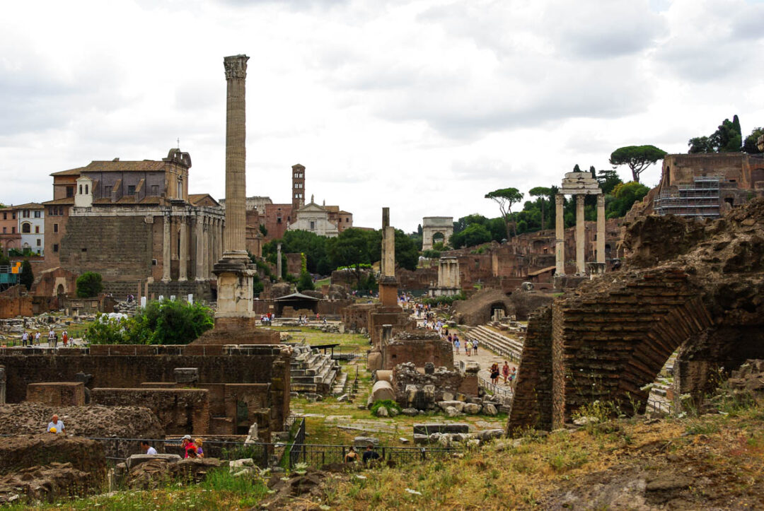 visite du forum romain à Rome