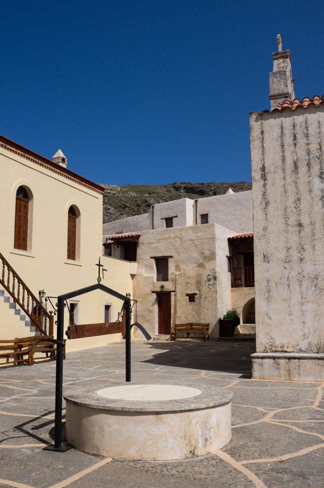 le monastère de Preveli en Crète
