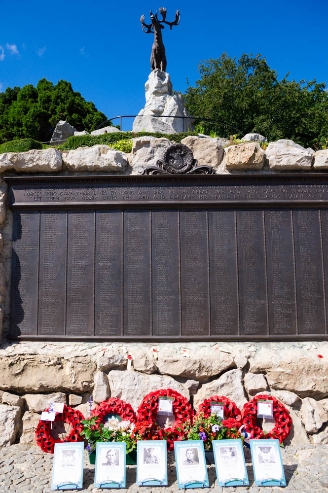  mémorial de Beaumont Hamel avec les disparus des soldats originaires de Terre Neuve