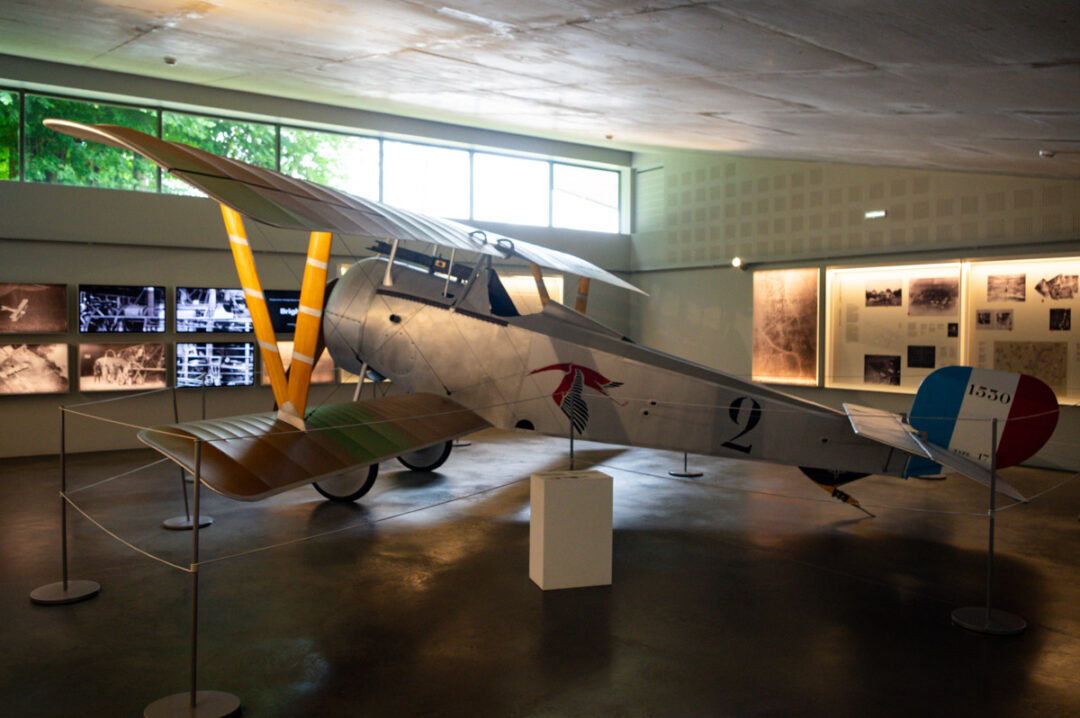 avion de la Première Guerre Mondiale au Musée de Thiepval