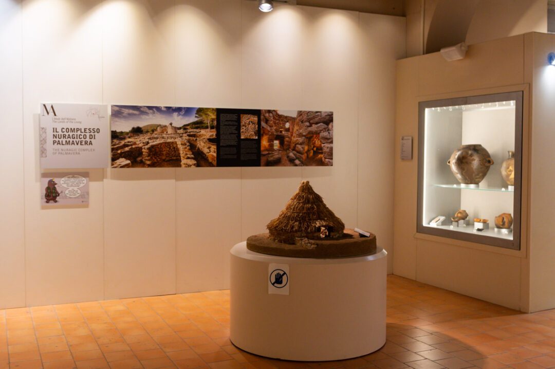 Musée archéologique d'Alghero - espace sur le nuaraghe de Palmavera