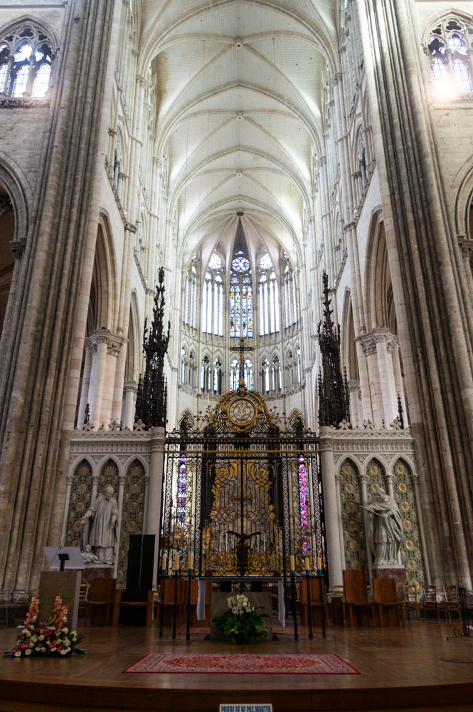 le jubé de la cathédrale d'Amiens