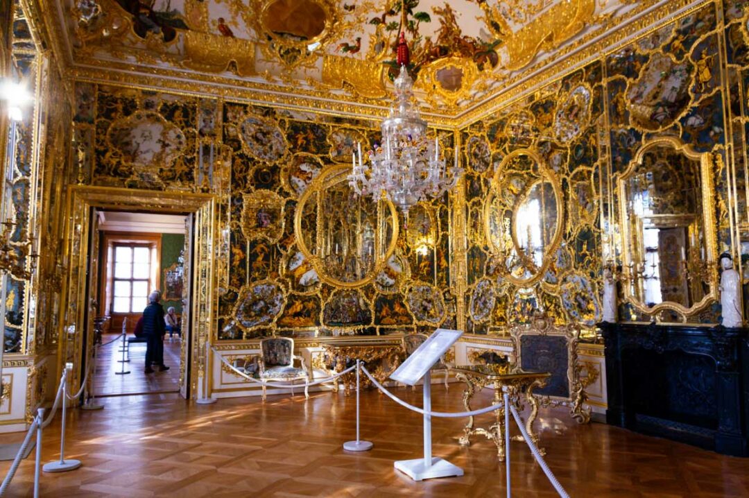 le cabinet des miroirs de la Residenz de Würzburg