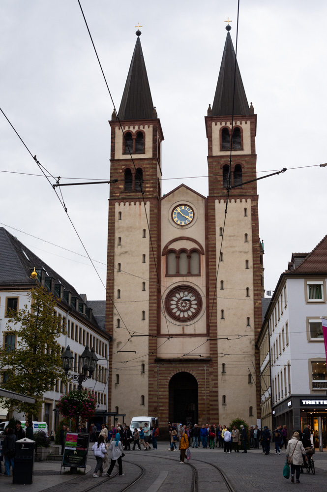 Facade de la cathédrale de Wurtzbourg