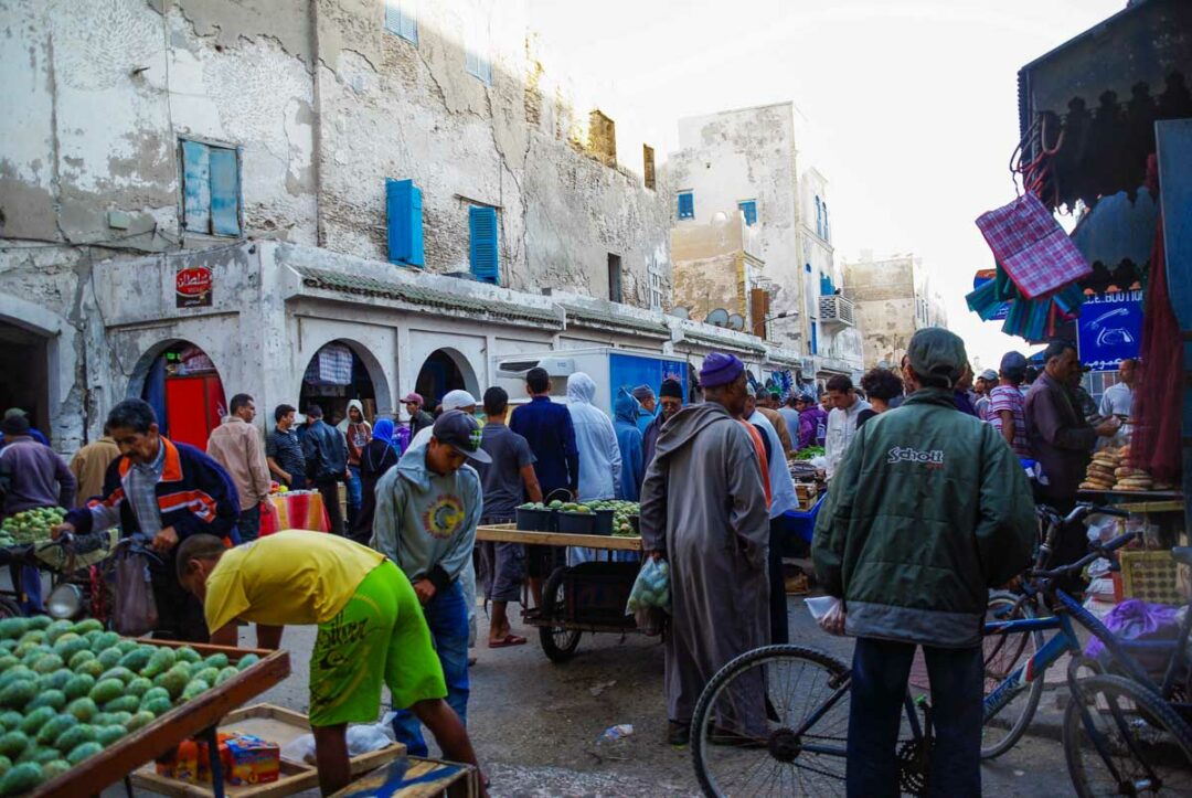 le marché aux légumes d'Essaouira