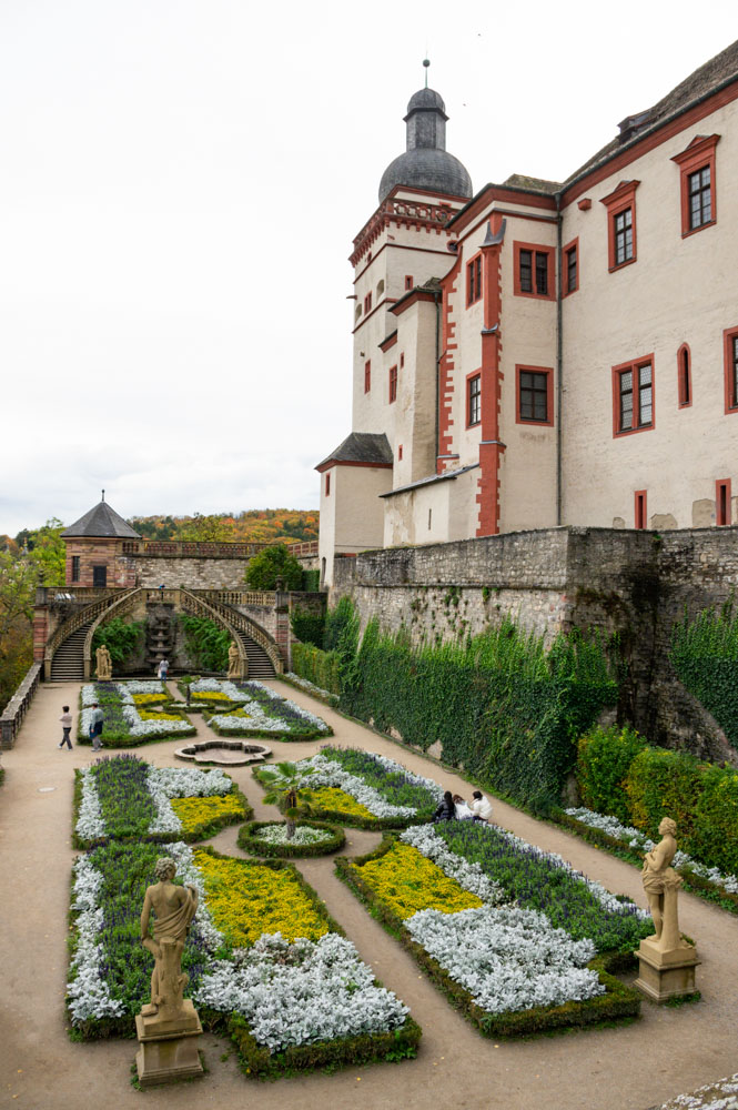 jardin en terrasse de la Forteresse de Marienberg