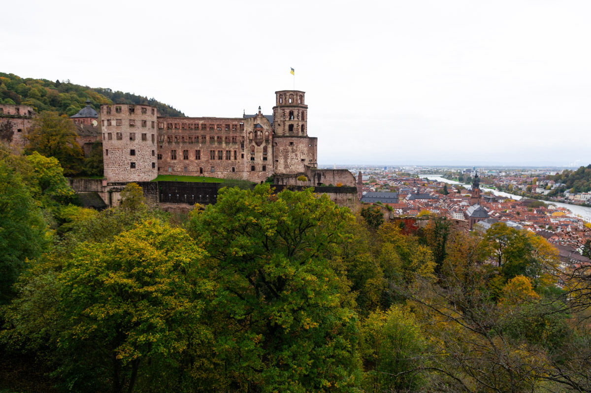 panorama sur le château d'Heidelberg