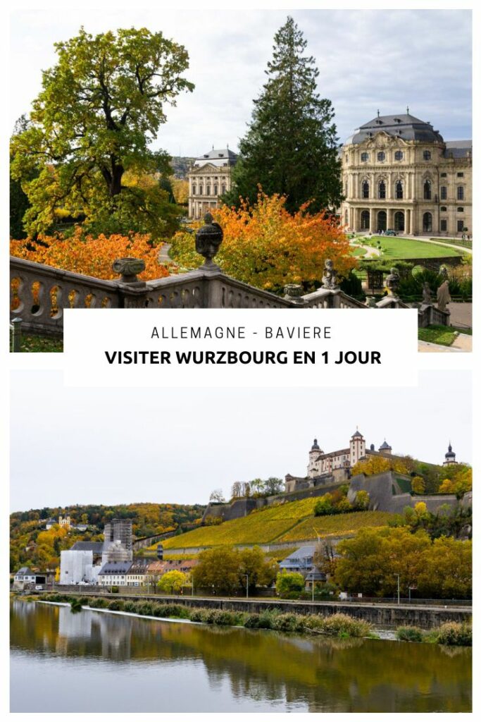 Le guide complet pour visiter la ville de Wurtzbourg dans le Nord de la Bavière en 1 journée. Découvrez la Residenz classée à l'UNESCO et admirer la ville depuis les vignobles