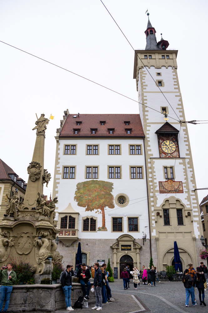 Rathaus de Wurzburg - Façade principale