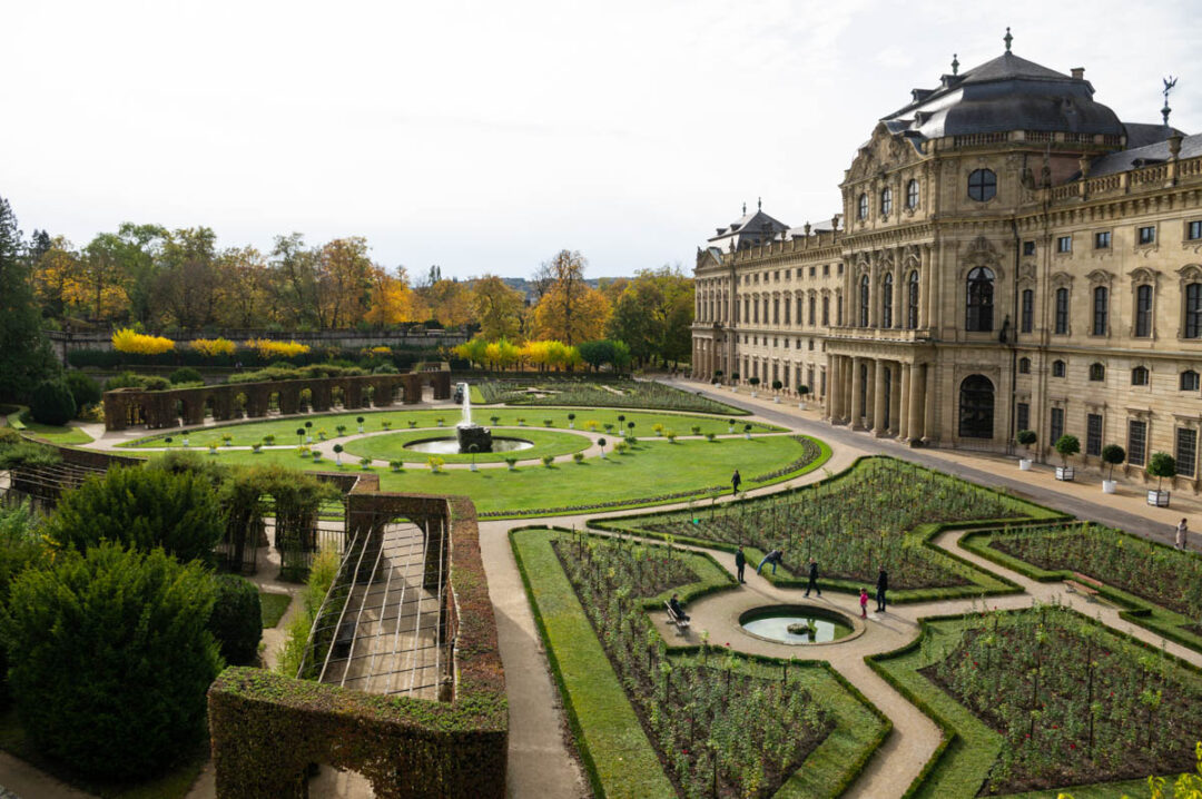parc de la Residenz de Wurtzbourg
