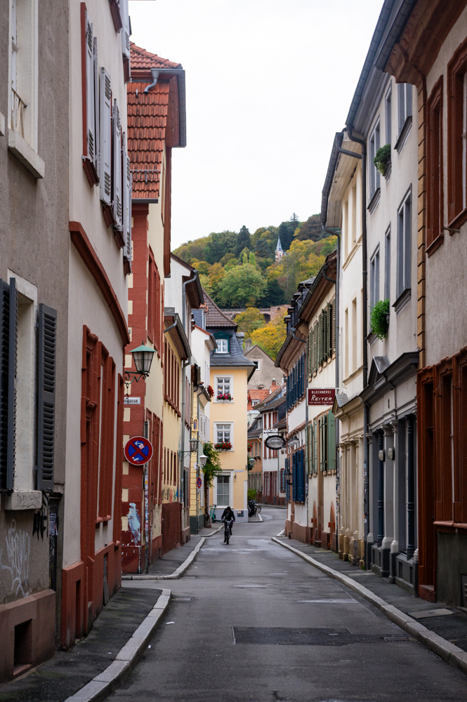les rues de la vieille ville d'Heidelberg