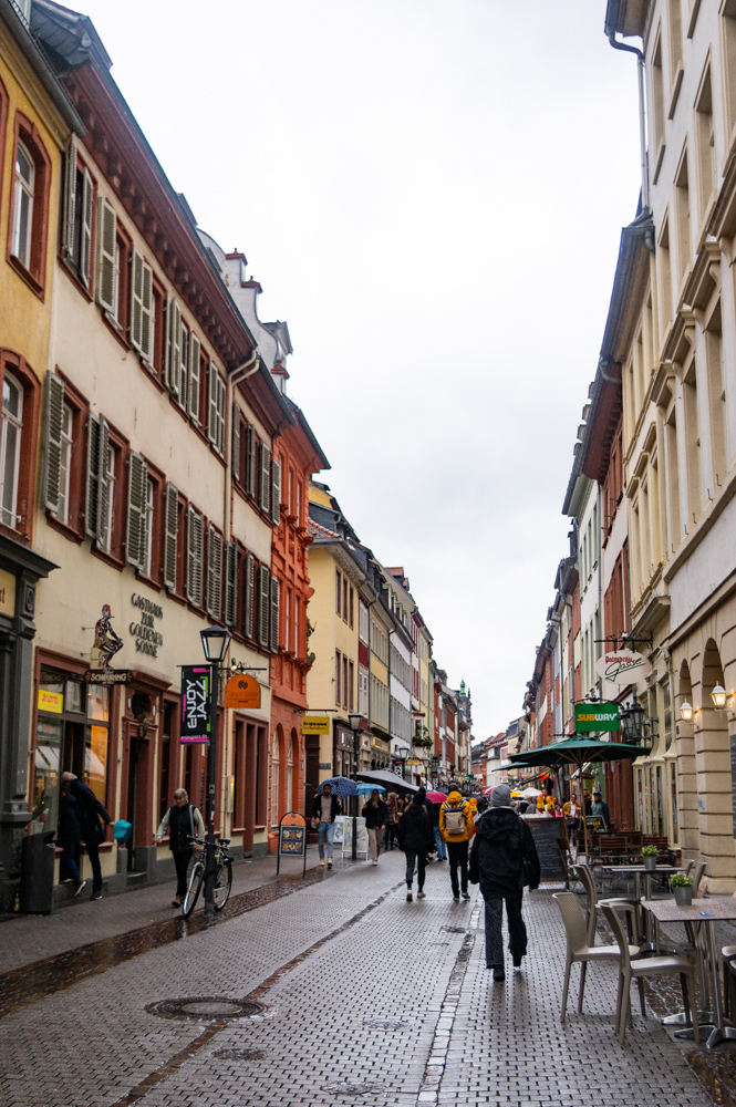 la rue principale d'Heidelberg
