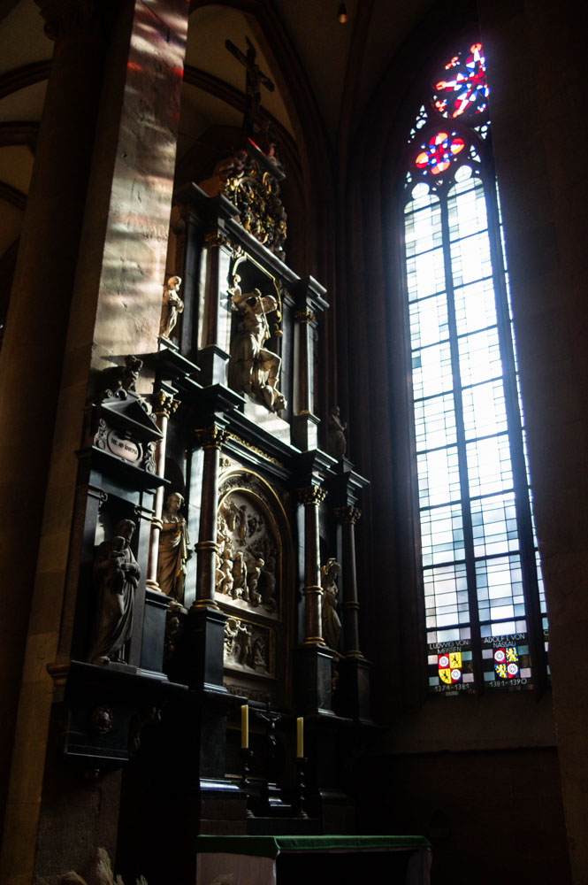 intérieur de la cathédrale de Mayence : petite chapelle