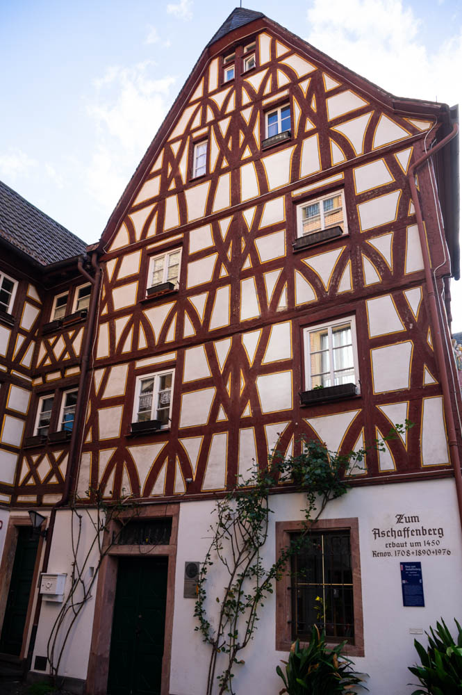 Un maison à colombages de Kirschgarten à Mayence