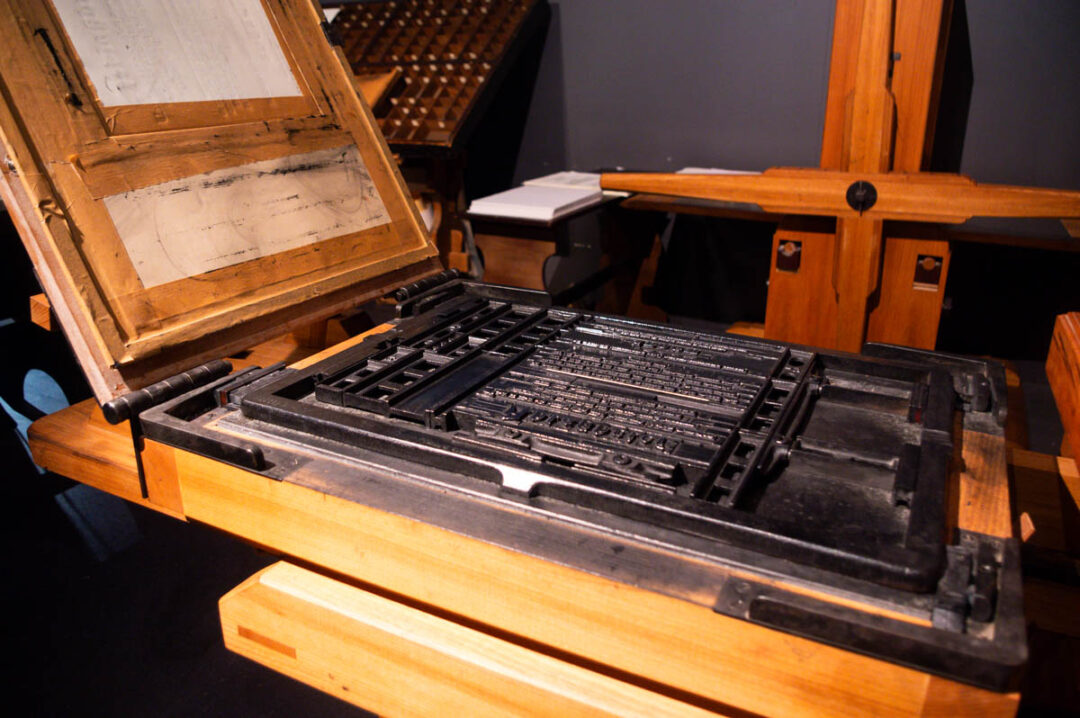 invention de l'imprimerie par Gutenberg - musée de Mayence