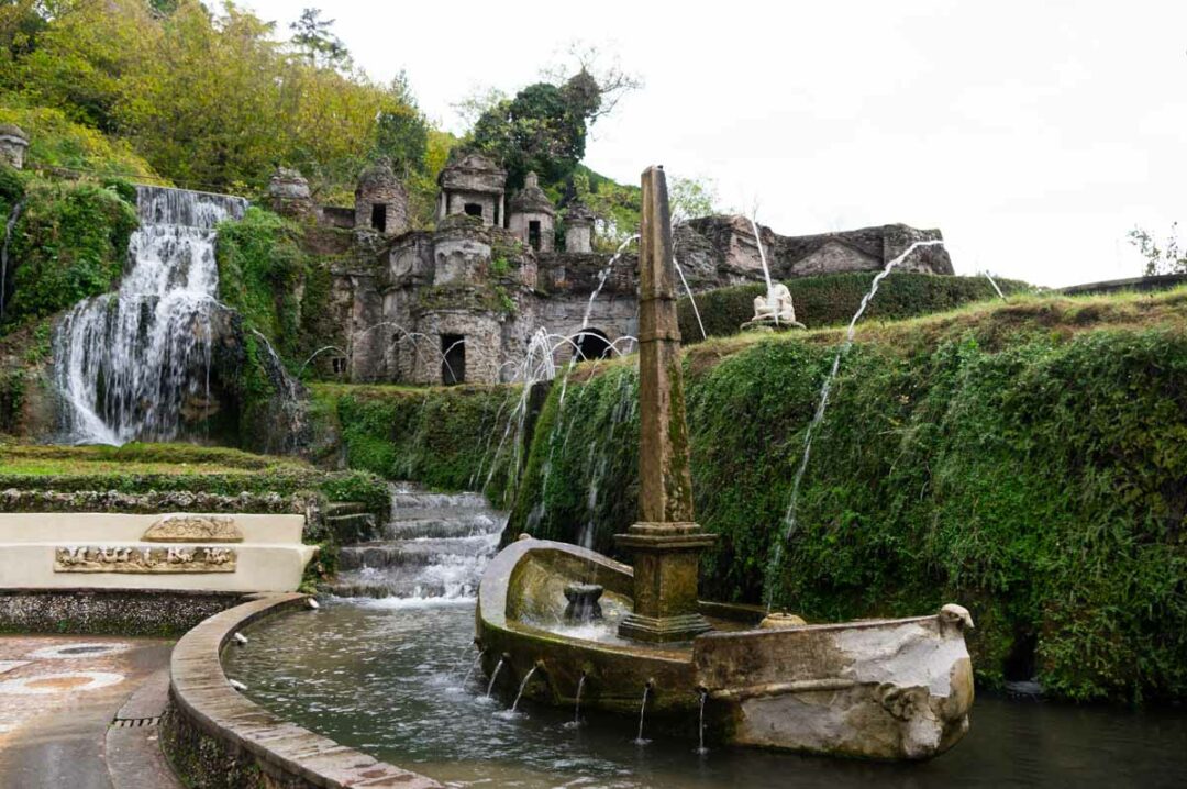 la fontaine de Rometta à Tivoli
