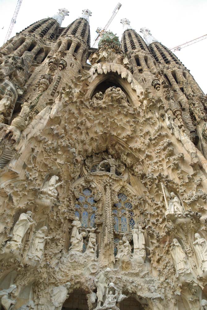 facade de Gaudi de la Sagrada Familia