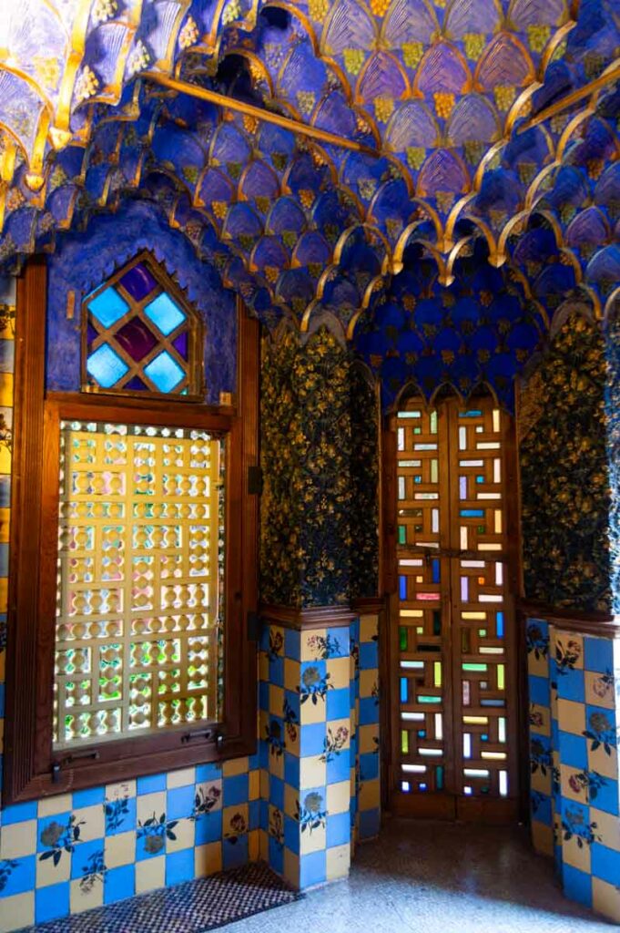 le fumoir mauresque de la Casa Vicens