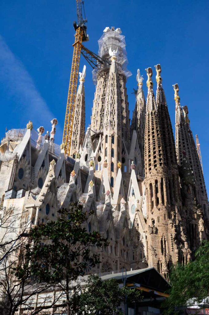 les travaux de construction de la Sagrada Familia en 2026