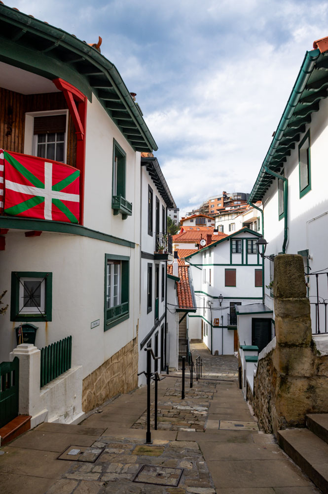 les maisons basques du vieux port d'Algorta