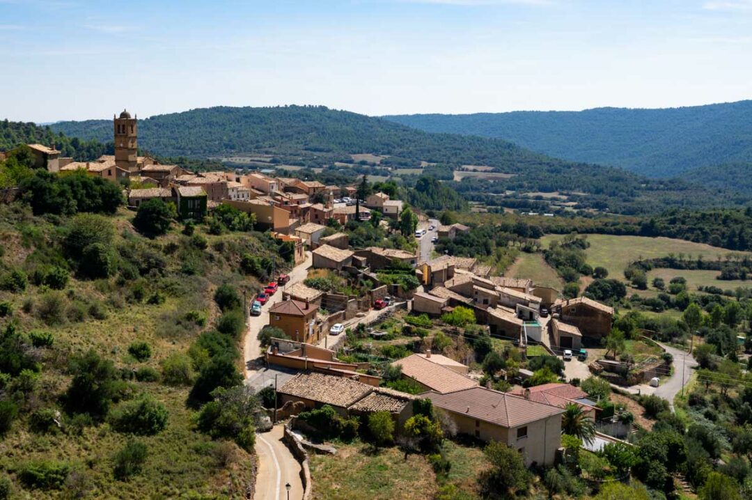 village d'Agüero en Espagne