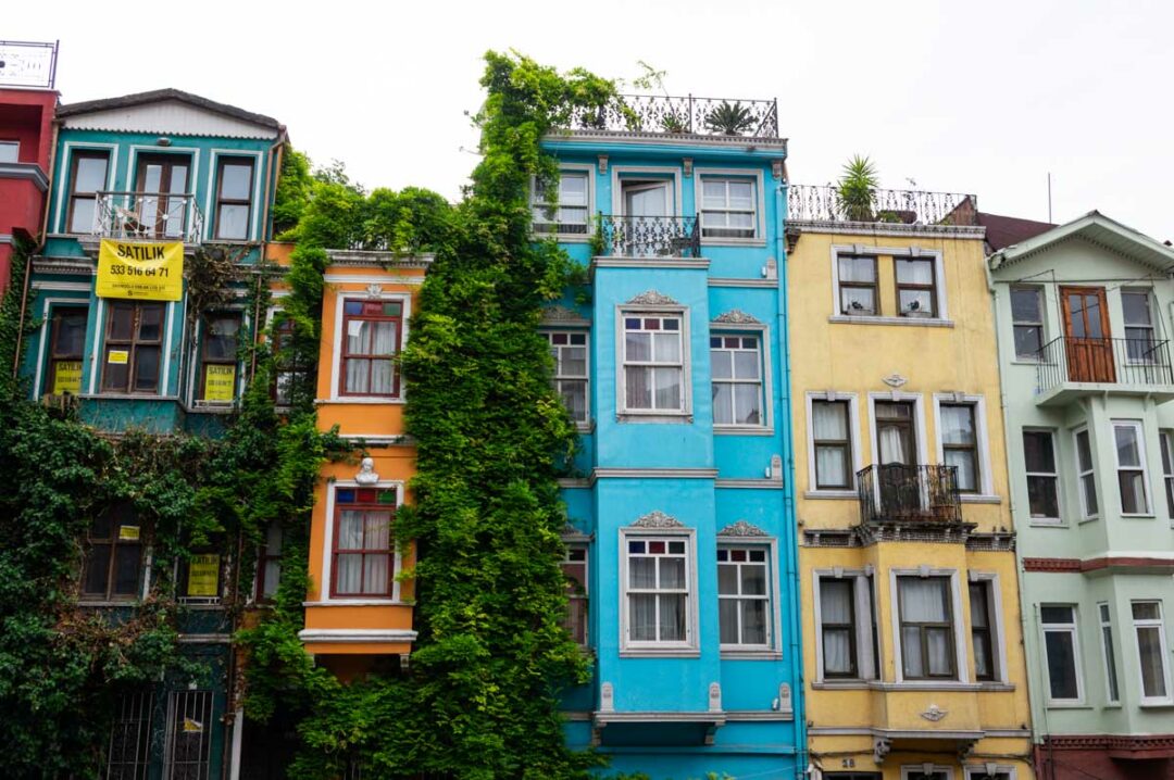 le quartier de Balat et ses immeubles colorés