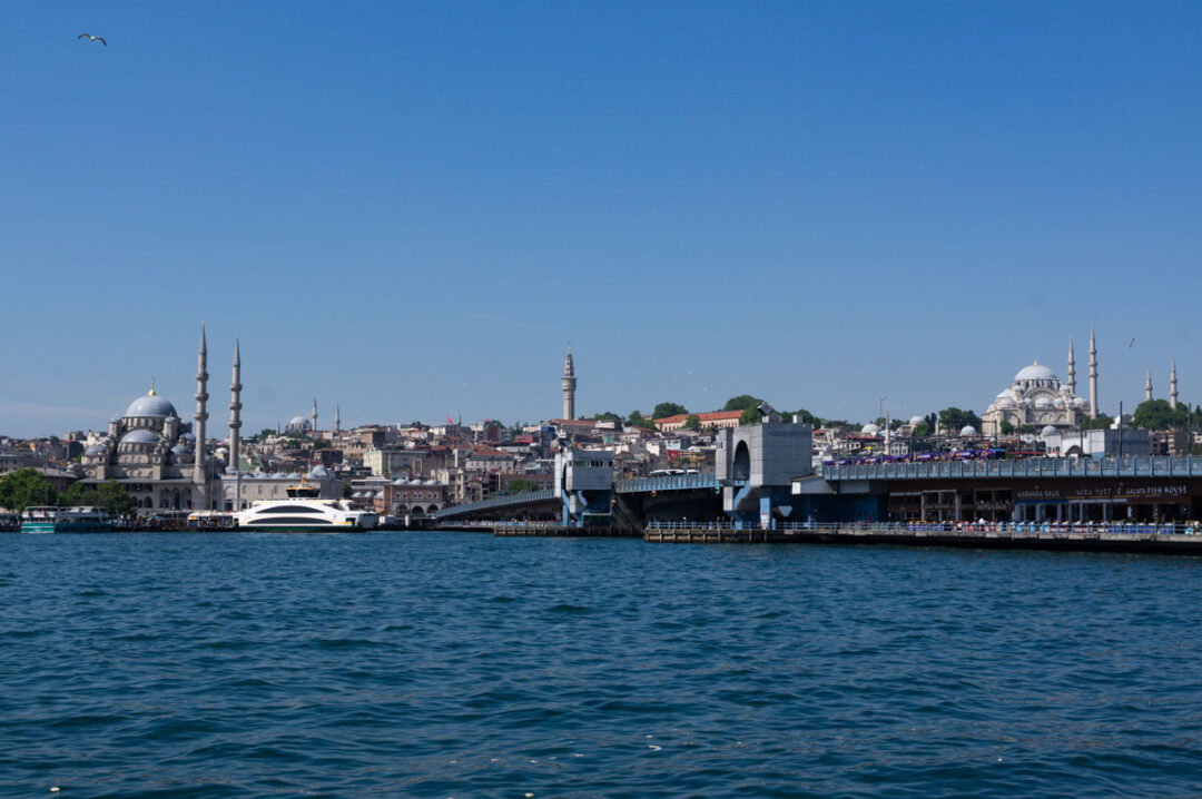 Panorama sur Istanbul depuis le Pont de Galata