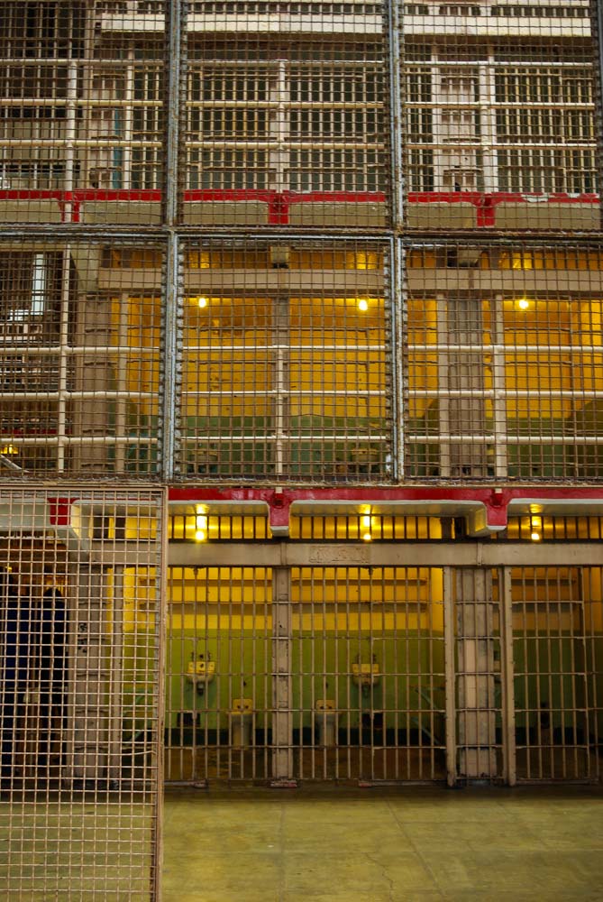 les cellules de la prison d'Alcatraz