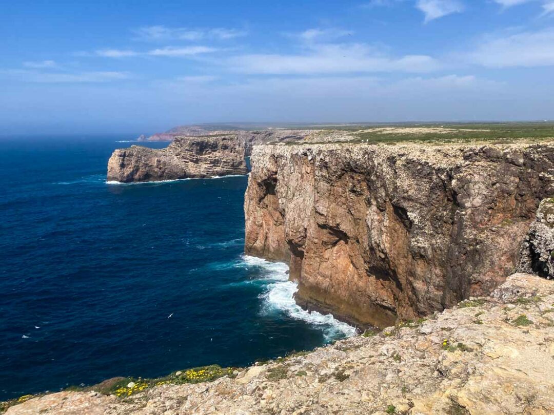 les falaises autour du Cap Saint Vincent à Sagres