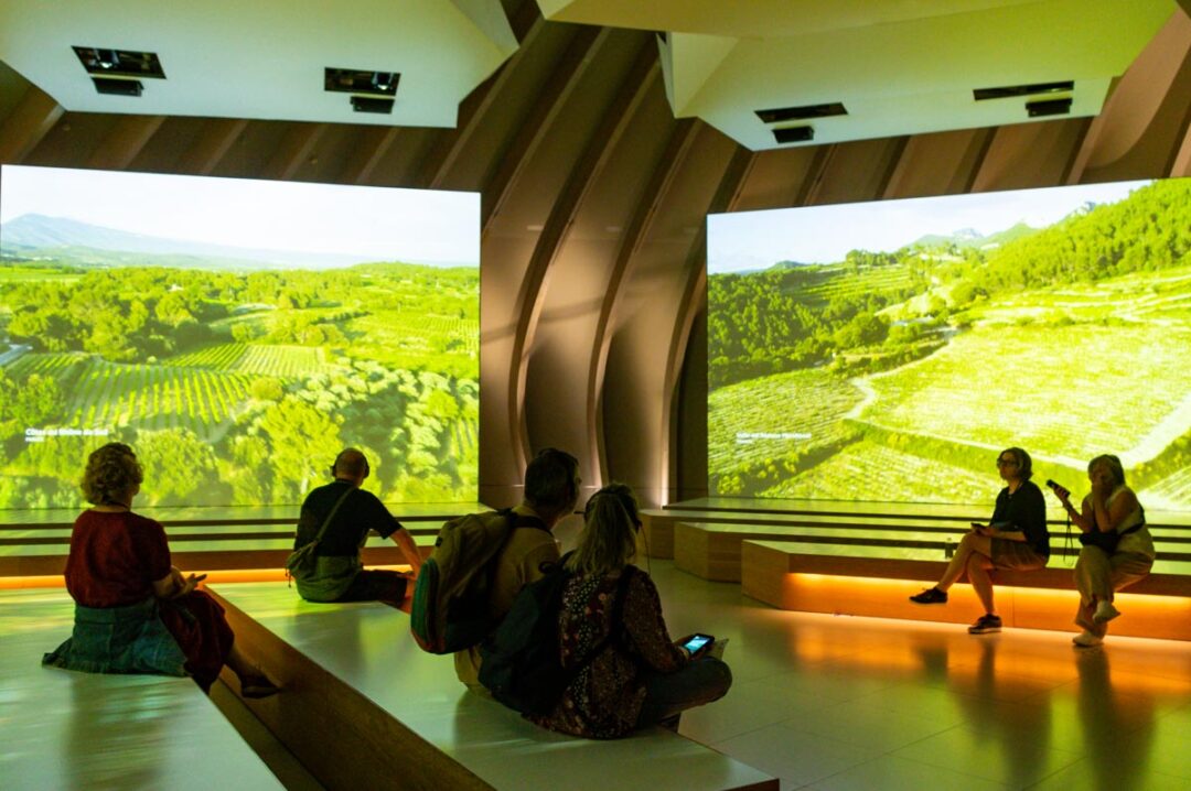 visite de l'exposition permanente de la cité du vin