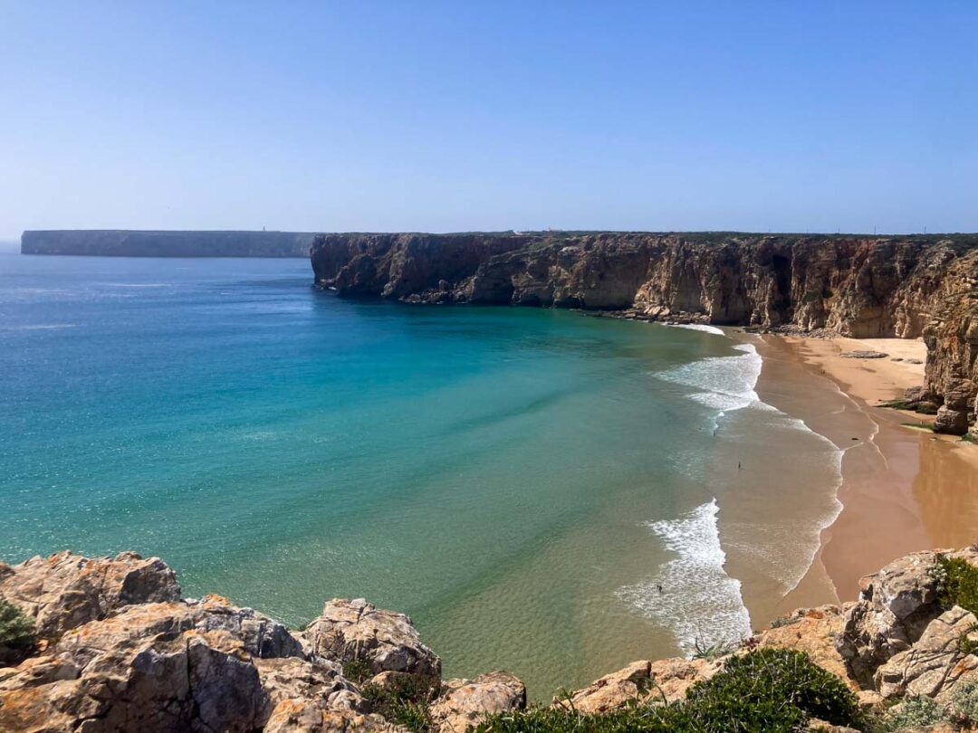 falaise de Sagres au Portugal