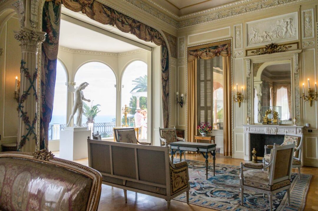 visite de la villa Ephrussi de Rotschild sur le Cap Ferrat