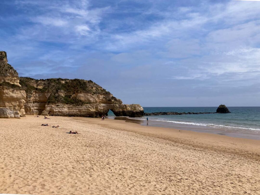 praia dos tres castelos à Portimao