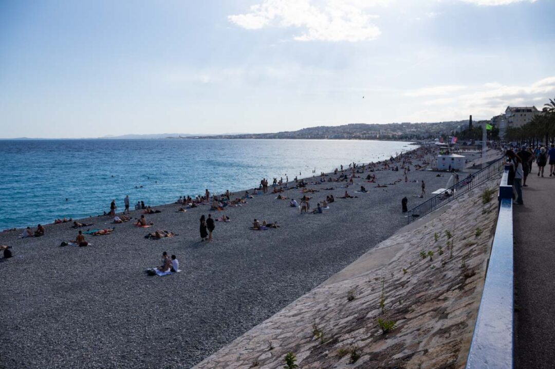 la promenade des anglais à Nice