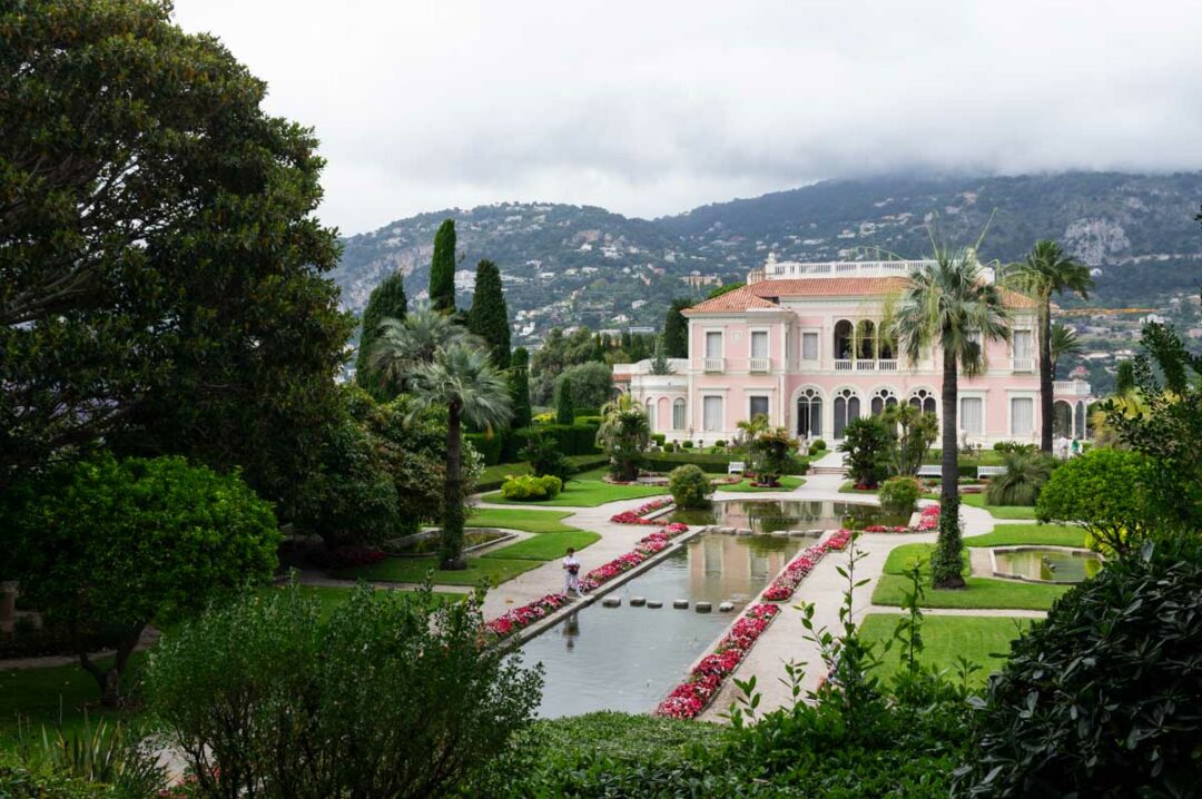 la villa ephrussi de Rotschild près de Nice