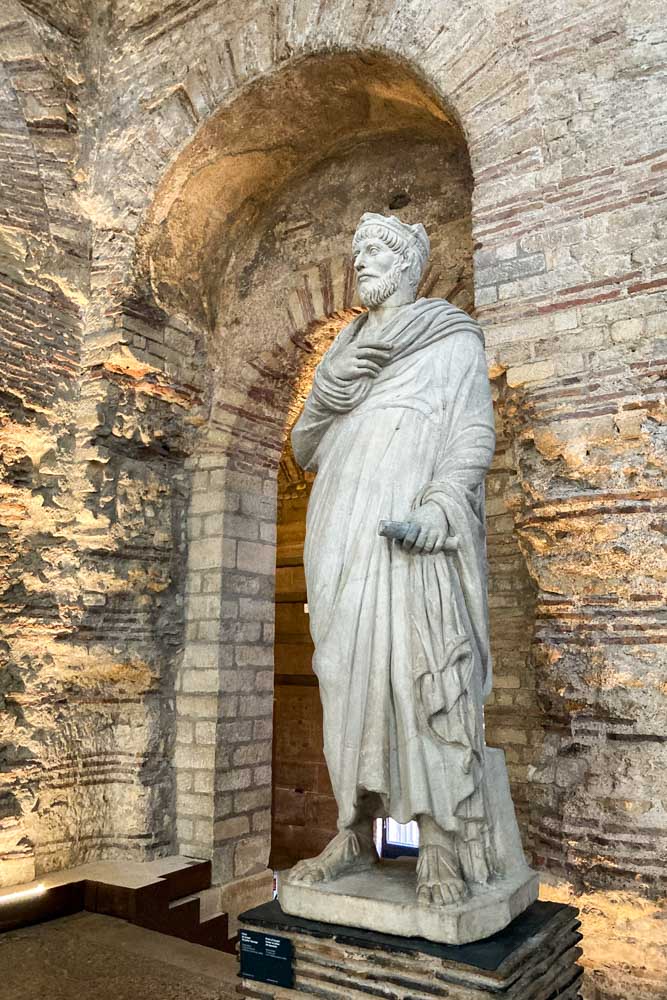 visite du Musée de Cluny - partie dans les anciennes termes romaines