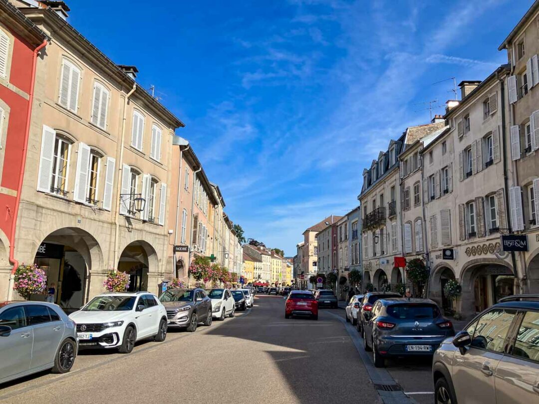 Les arcades de la Rue du Général de Gaulle de Remiremont