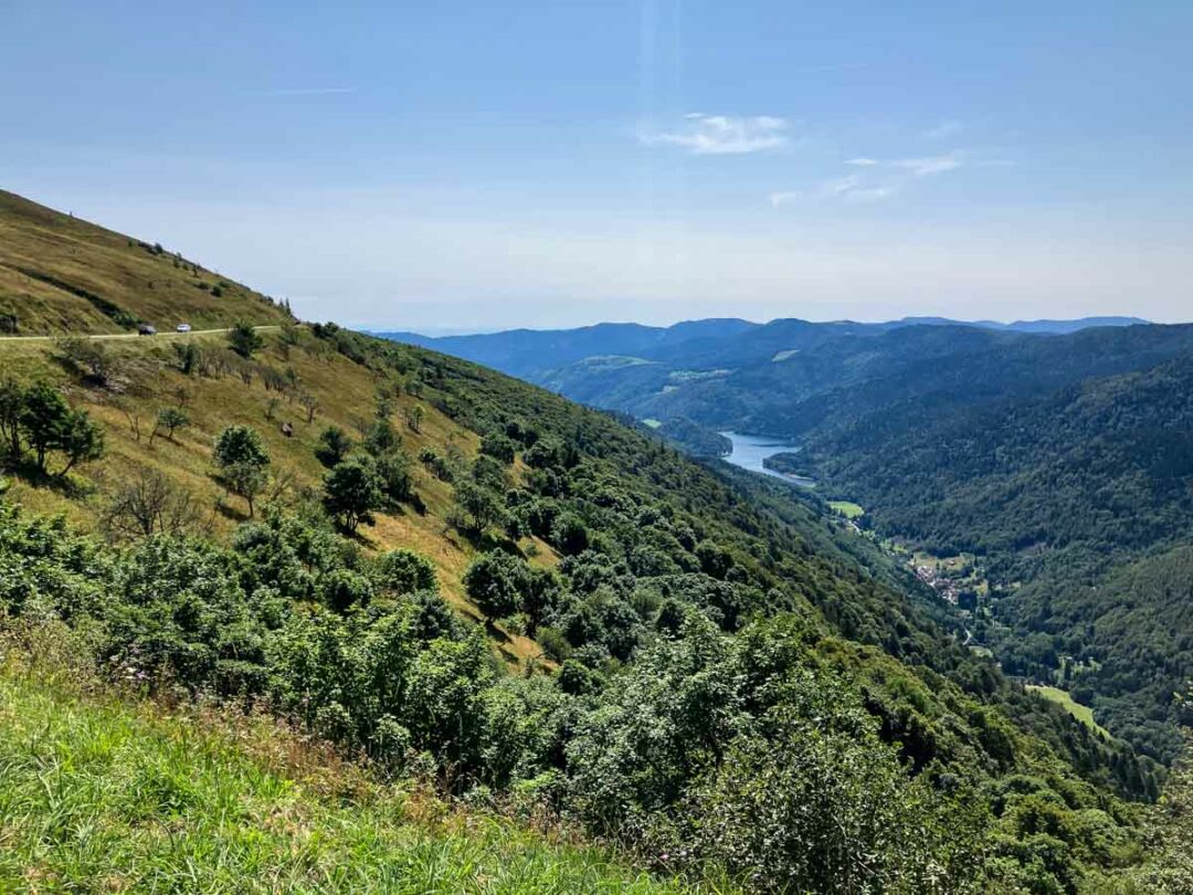 la route des Cretes dans les Vosges