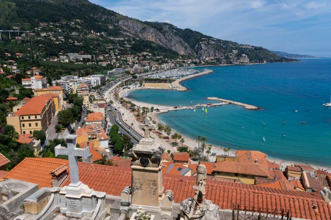 panorama depuis le cimetiere du Vieux Menton