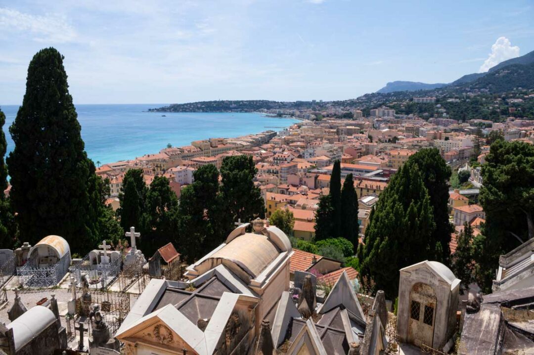 panorama depuis le cimetiere du Vieux Menton