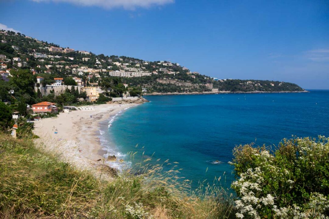 la plage de Roquebrune-Cap-Martin