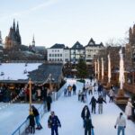 La patinoire de Noël à Cologne