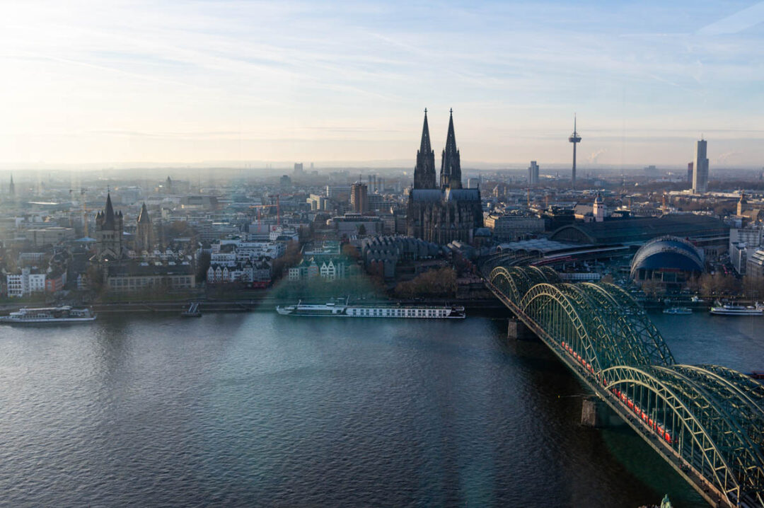 Panorama sur Cologne depuis la Tour Triangle