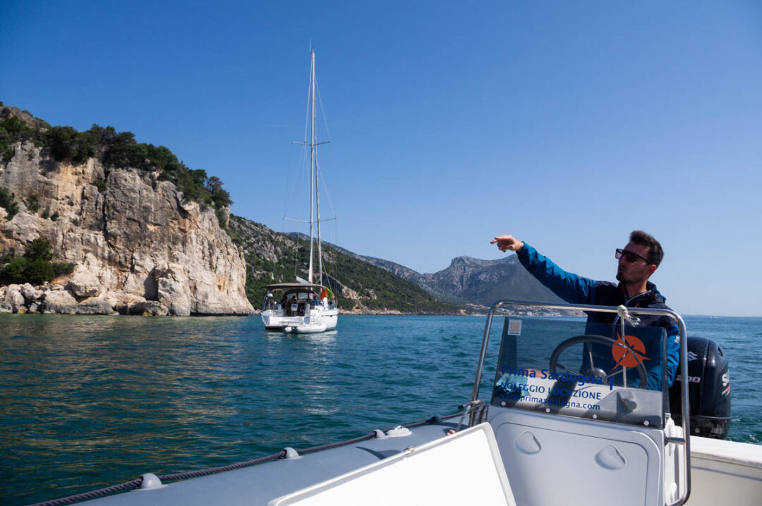 excursion en bateau dans le golfe d'Orosei en Sardaigne