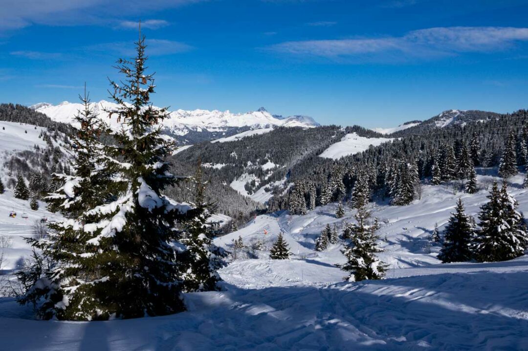 la route panoramique des Cretes aux Saisies