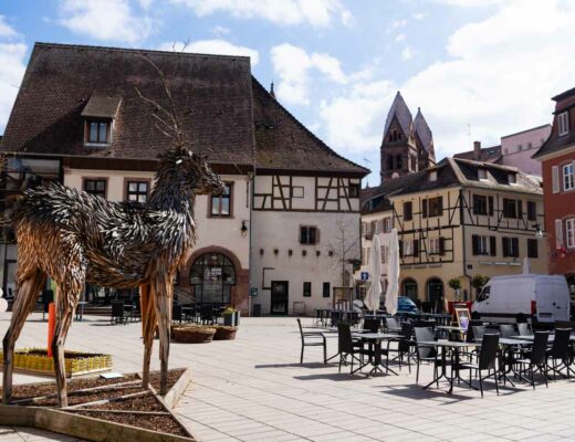 place de la bibliothèque humaniste à Sélestat