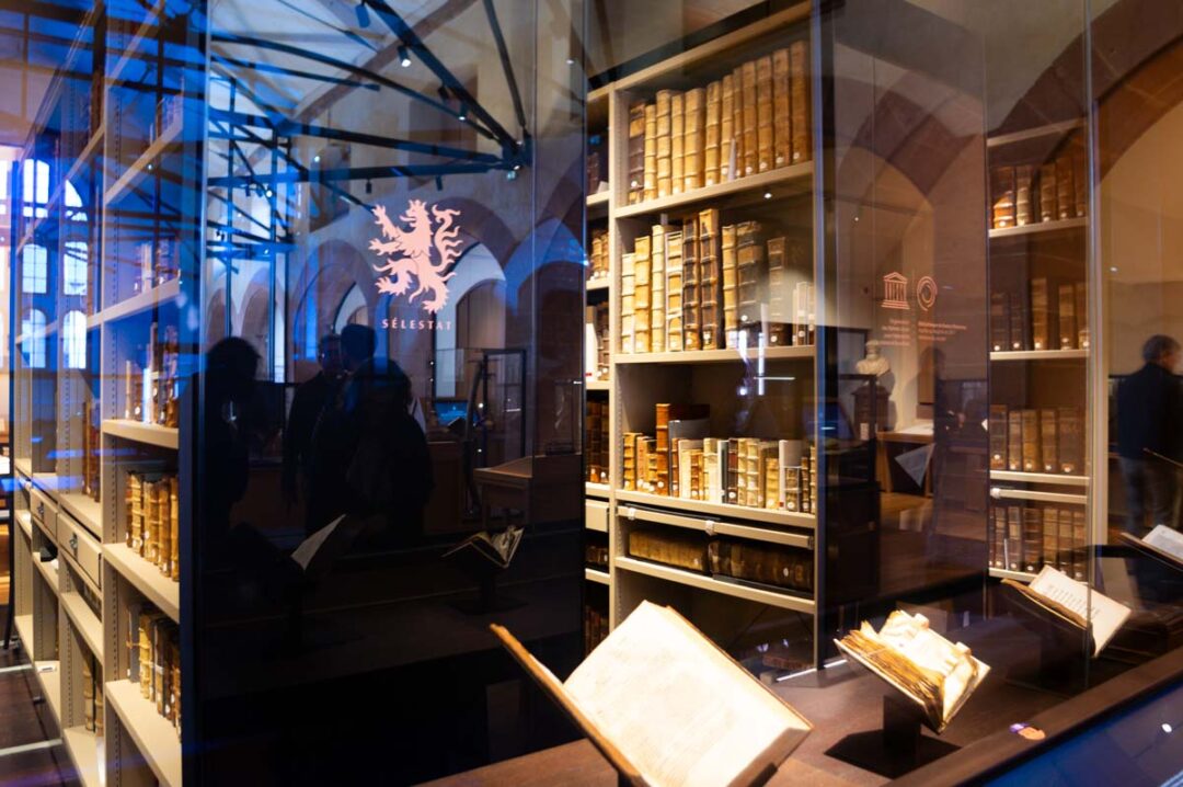 la réserve des livres rares de la bibliothèque humaniste de Sélestat