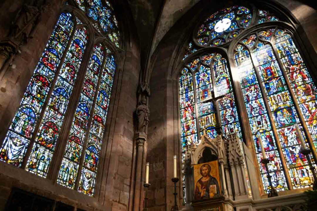 vitraux de l'église saint George de Sélestat